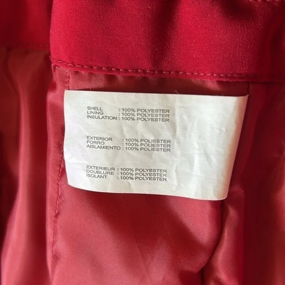 Nautica Red Heavyweight Jacket Size S - Picture 11 of 11